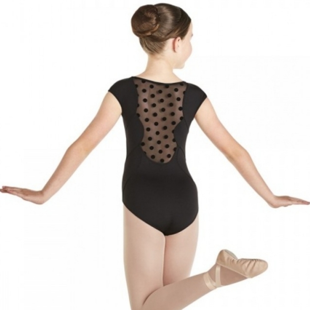 Mirella Polka Dot Cap Sleeve Leo | IC